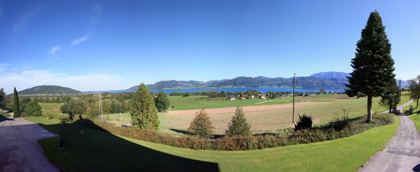 Blick vom Haus - Panoramafoto